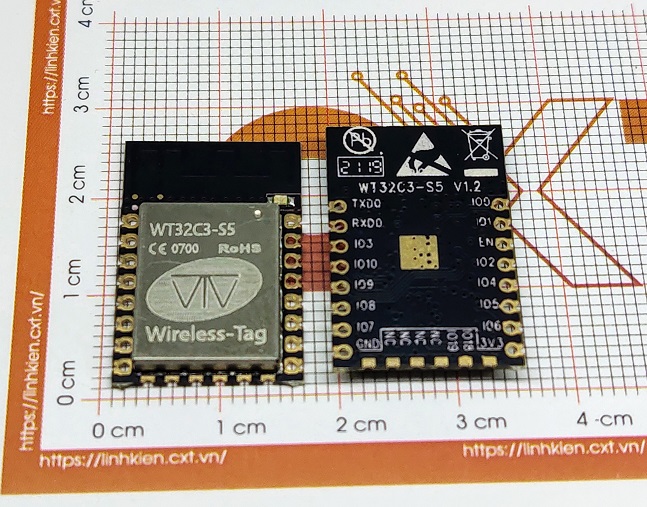 WT32C3-S5 Module Wifi Bluetooth ESP32-C3